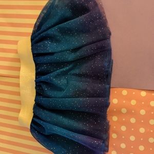 🌈12 months My Little Pony, blue glitter embellished skirt
